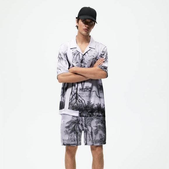 NWT Zara Silk Shorts - Picture 2 of 5